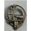 Image 1 : ANTIQUE VICTORIAN ERA STERLING SILVER SCOTTISH CLAN Mc Donald CREST BADGE