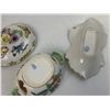 Image 6 : VINTAGE HUNGARIAN HEREND PORCELAIN "BUTTERFLIES" SOUP BOWL AND DISH