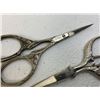 Image 3 : ANTIQUE GERMAN ART DECO PAIR OF SEWING EMBROIDERY SCISSORS