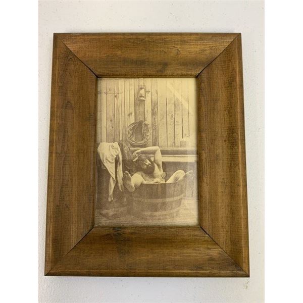 VINTAGE PHOTOGRAPH FRAMED BY THE COUNTRY GALLERY , PEACHTREE CITY , GA