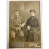 Image 2 : IMPERIAL RUSSIA ANTIQUE  CABINET PHOTO PORTRAIT ARMY OFFICER FAMILY MAN WITH SWORD