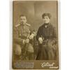 Image 4 : IMPERIAL RUSSIA ANTIQUE  CABINET PHOTO PORTRAIT ARMY OFFICER FAMILY MAN WITH SWORD