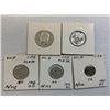 Image 1 : IMPERIAL RUSSIA LOT OF 5 IMPERIAL RUSSIAN NICHOLAS II SILVER COINS