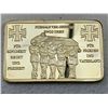 Image 2 : GERMANY GOLD PLATED NOVELTY COIN GERMAN BUNDESWEHR COMMEMORATIVE BAR