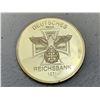 Image 1 : GERMANY GOLD PLATED NOVELTY COIN  DEUTSCHE REICHSBANK 1871 COMMEMORATIVE BAR