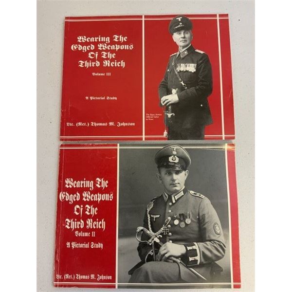 THOMAS JOHNSON WEARING THE EDGED WEAPONS OF THE THIRD REICH VOL2 AND 3
