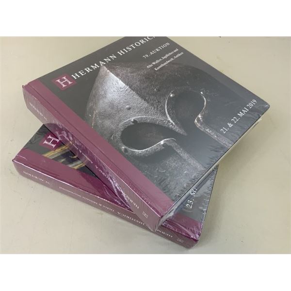 LOT OF 2 HERMAN HISTORICA AUCTIONS CATALOGS FULL OF ILLUSTRATIONS