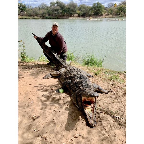 7-day Safari for 2 hunters and 2 observers - includes 1 Nile Crocodile