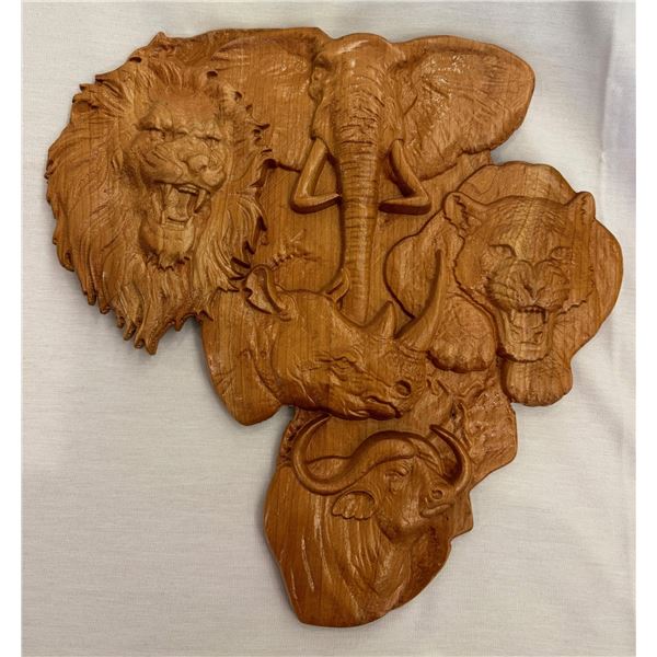The Big Five Wood Carving