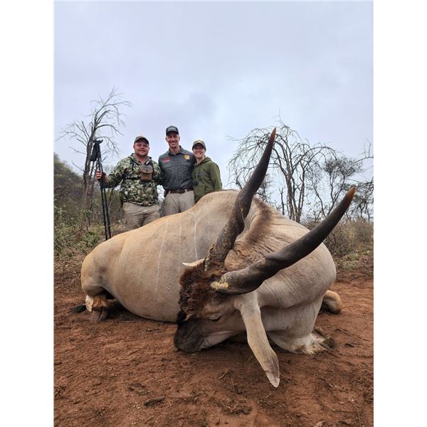 7 Days/6 Nights Safari in South Africa for 1 Hunter and 1 non-Hunter; including 1 Eland