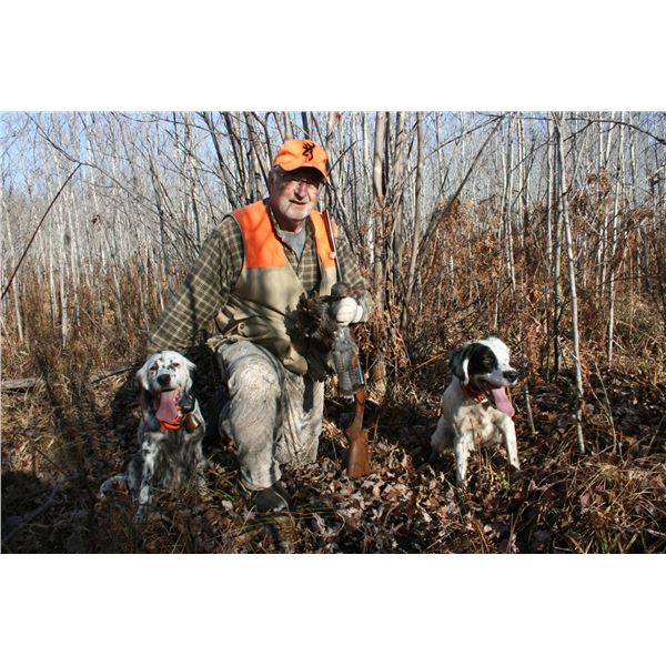 2-Day Grouse and Woodcock Hunt for 2 People with an English Setter