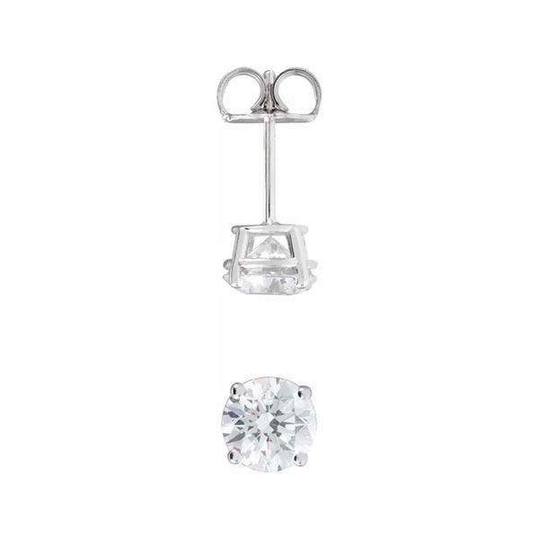 Diamond Studs - 1.3 cttw Diamond stud earring in 14kt white gold
