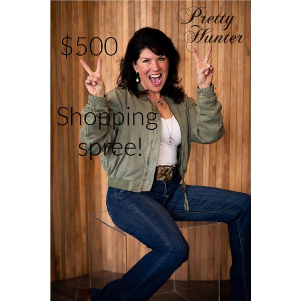 $500 Shopping Spree from Pretty Hunter