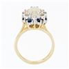 Image 8 : Vintage 14k Gold Marquise Opal Round Sapphire Diamond Halo Cocktail Ring