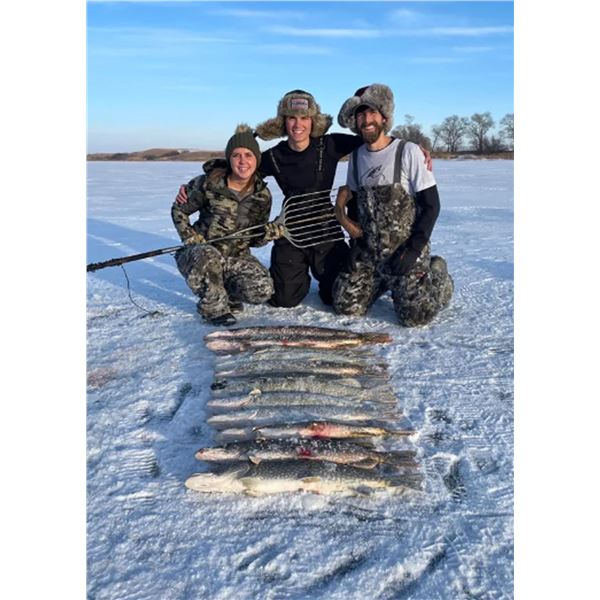 North Dakota Northern Pike Spearing for Two