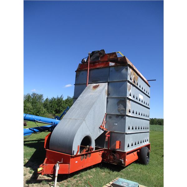 1978 Grain Dryer Vertec  5500 Model 15 Hp Motor Natural Gas, New Component with Start up