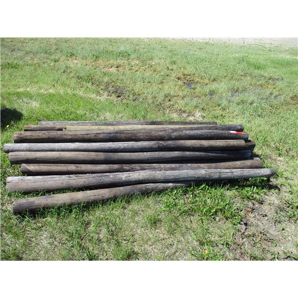 Mix Lot of Fence Poles 3" 20 Plus