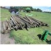 Image 2 : Mix Lot of Fence Poles 4-5" 110 Plus New + Used