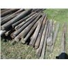 Image 8 : Mix Lot of Fence Poles 4-5" 110 Plus New + Used
