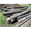 Image 9 : Mix Lot of Fence Poles 4-5" 110 Plus New + Used