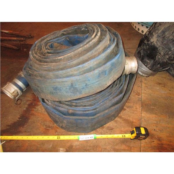 (2) 3" Water Hoses with Couplers