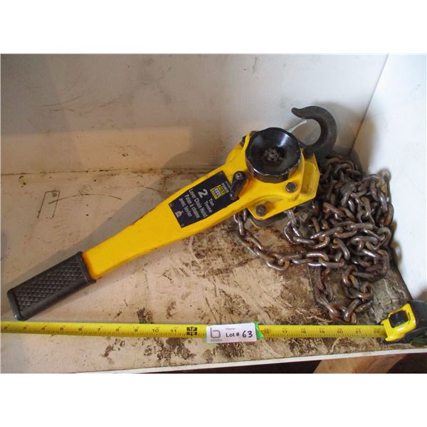 Power Fist 2 Ton Lever Chain Hoist