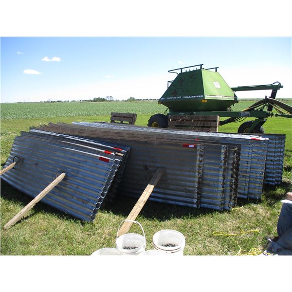 (7) Large Bin Rings, (2) Small Bin Rings - ONLY 1 BUCKET OF BOLTS PER LOT