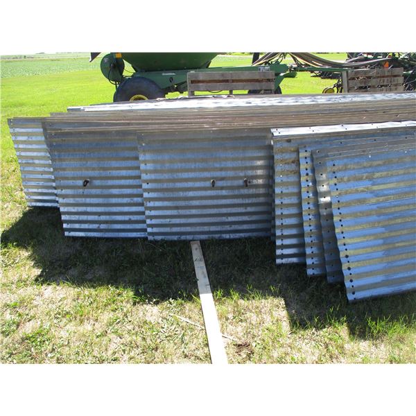 (7) Large Bin Rings, (2) Small Bin Rings - ONLY 1 BUCKET OF BOLTS PER LOT