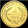 Image 2 : 1853 Rare Gold Dollar UNCIRCULATED