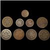 Image 2 : (9) Varied US Coinage ((2) 1818, 1819, (2) 1837, 1