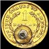 Image 2 : 1854 Rare Gold Dollar HIGH GRADE