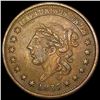 Image 1 : 1837 Hard Times Not One Cent Token ABOUT UNCIRCULA