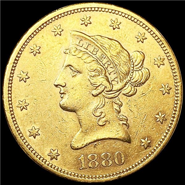 1880-S $10 Gold Eagle CLOSELY UNCIRCULATED