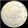 Image 2 : 1853 Silver Three Cent CLOSELY UNCIRCULATED