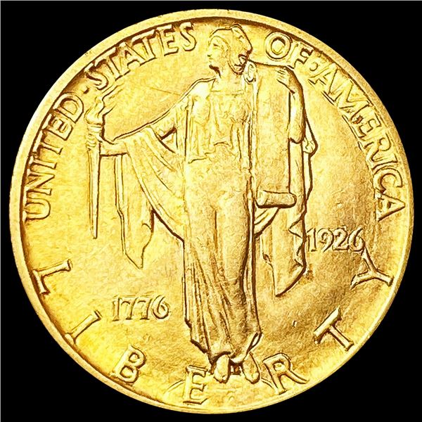 1926 Sesquincentennial $2.50 Gold Quarter Eagle CH