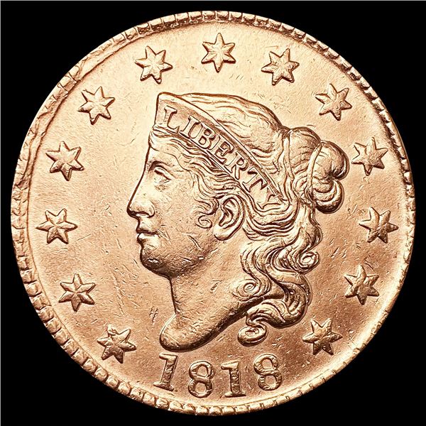 1818 Large Cent CLOSELY UNCIRCULATED