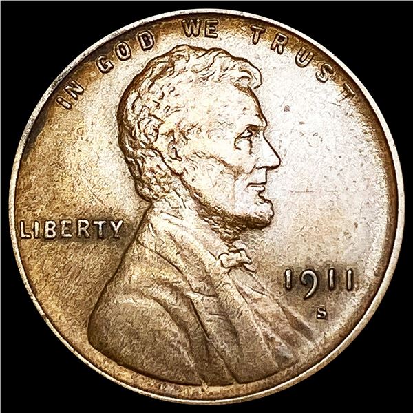 1911-S Wheat Cent UNCIRCULATED