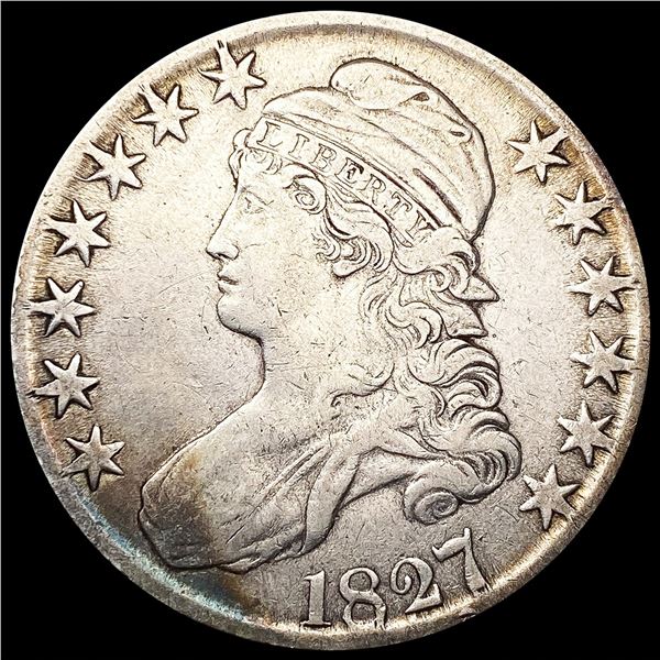1827 O-119 Capped Bust Half Dollar LIGHTLY CIRCULA