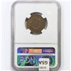 Image 2 : 1865 Two Cent Piece NGC AU50 BN