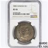 Image 1 : 1883 Kingdom of Hawaii Dollar NGC XF45