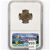 Image 2 : 1891 Indian Head Cent NGC MS64 BN