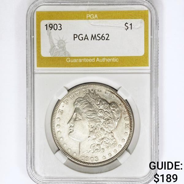 1903 Morgan Silver Dollar PGA MS62