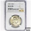 Image 1 : 1951-S Franklin Half Dollar NGC MS65 FBL