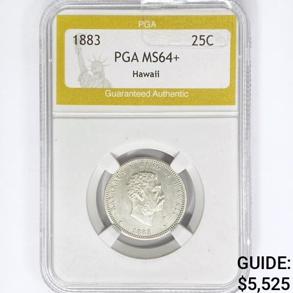 1883 Kingdom of Hawaii Half Dollar PGA MS64+