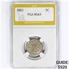 Image 1 : 1883 Shield Nickel PGA MS64