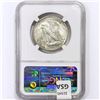 Image 2 : 1941 Walking Liberty Half Dollar NGC MS65