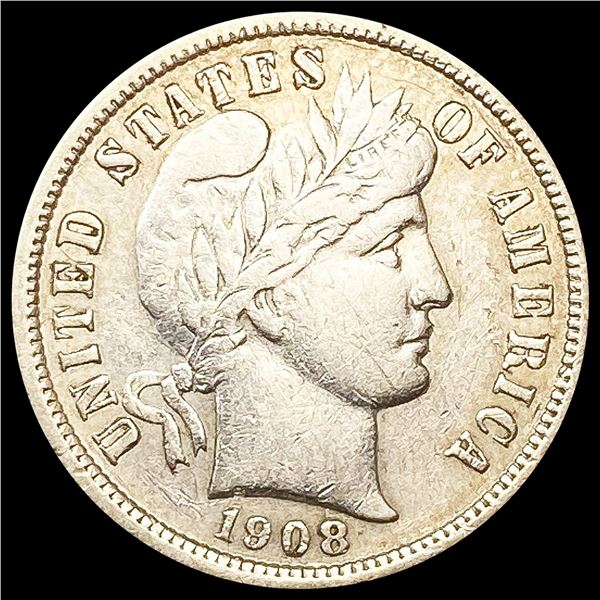 1908-S Barber Dime NEARLY UNCIRCULATED