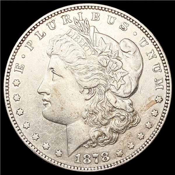 1878 8TF Morgan Silver Dollar CLOSELY UNCIRCULATED