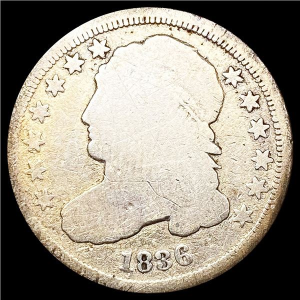 1836 Capped Bust Dime NICELY CIRCULATED