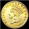 Image 1 : 1887 Rare Gold Dollar CLOSELY UNCIRCULATED